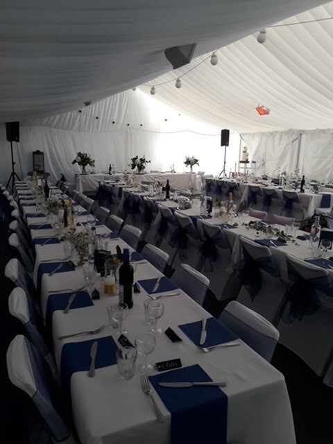 Marquee set up